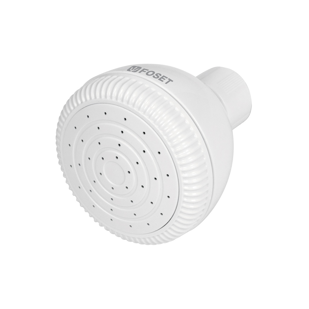 Regadera redonda de ABS 2-1/2' sin brazo, Foset Basic - Pag 624