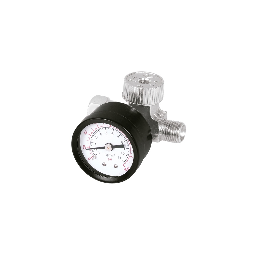 Regulador de aire con manómetro, cuerda 1/4 NPT, Truper - Pag 124