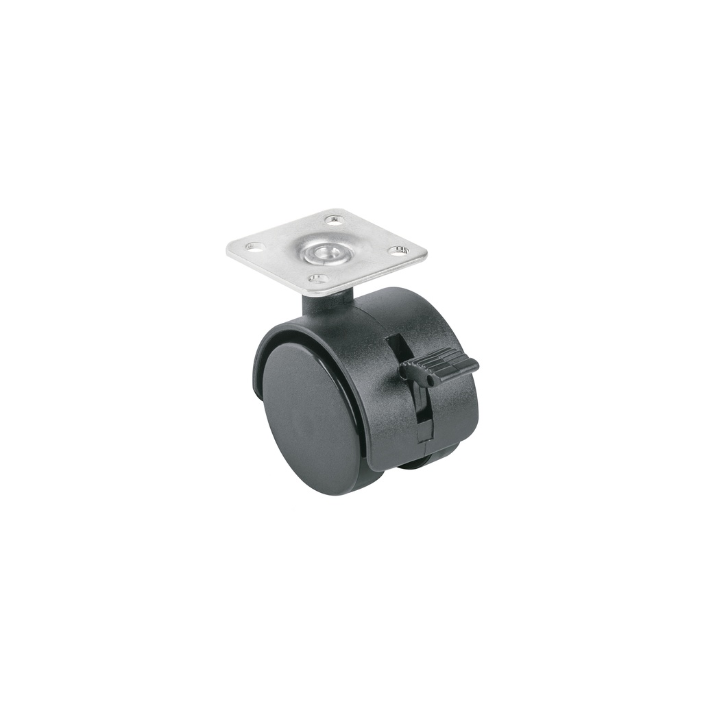 Rodaja tipo yoyo de 40 mm con placa, con freno, Fiero - Pag 752