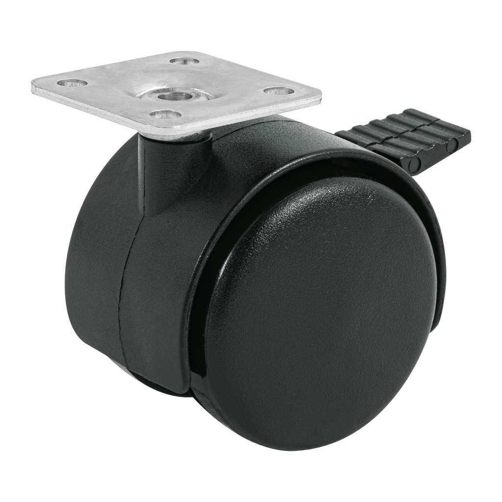 Rodaja tipo yoyo de 50 mm con placa, con freno, Fiero - Pag 752