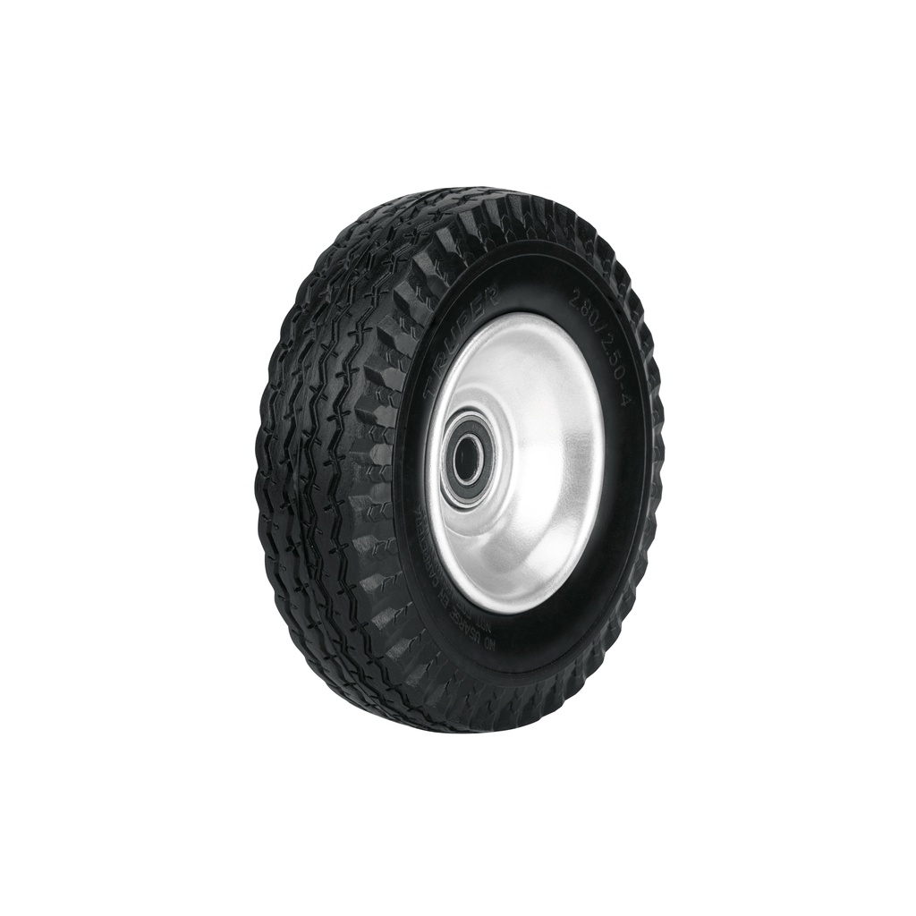 Rueda imponchable 8' para eje lateral, Truper - Pag 178