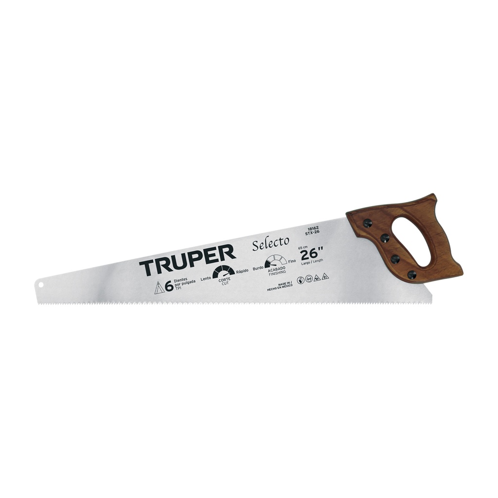 Serrucho 26' Selecto, 6 DPP, Truper - Pag 467