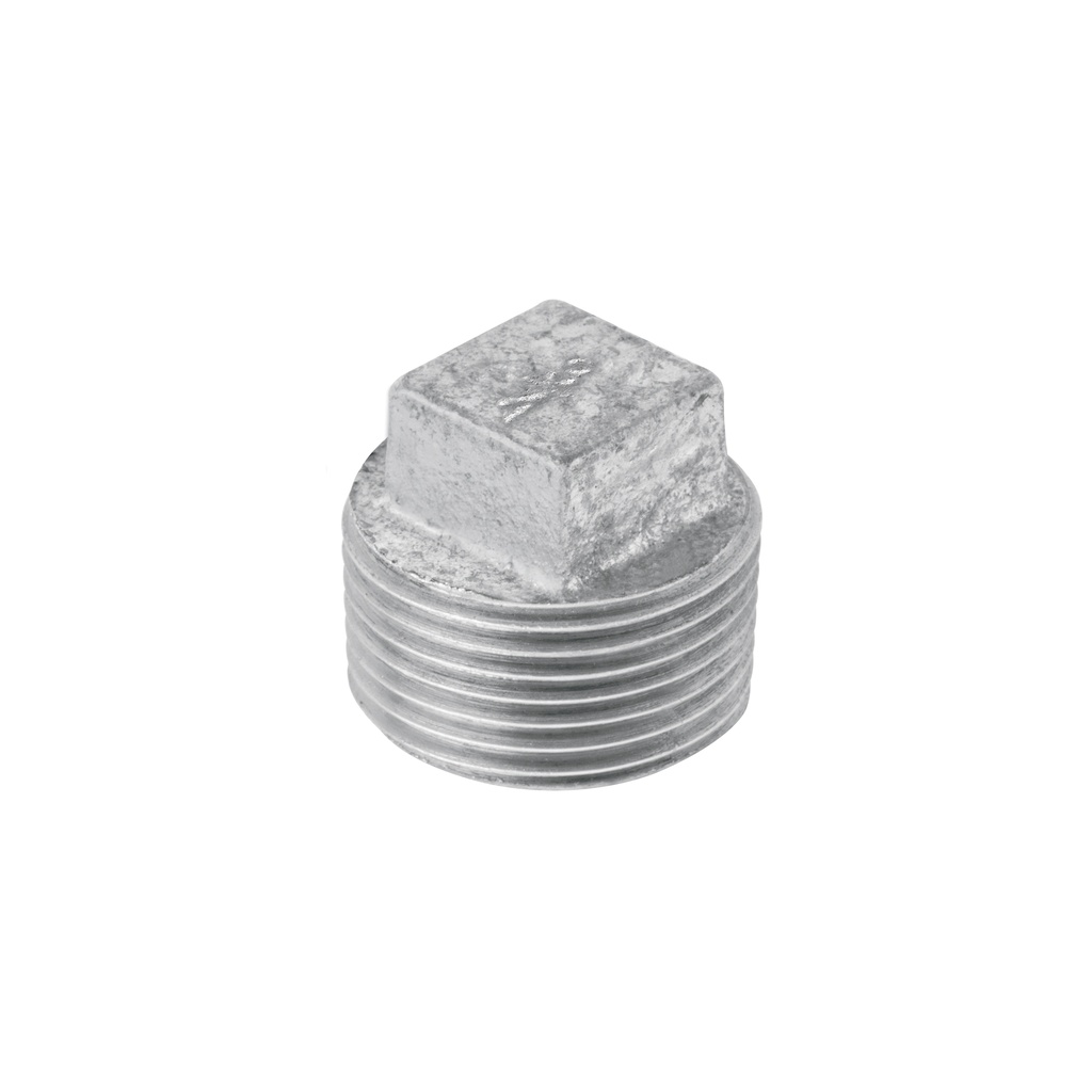 Tapón macho 3/4' de acero galvanizado, Foset - Pag 708