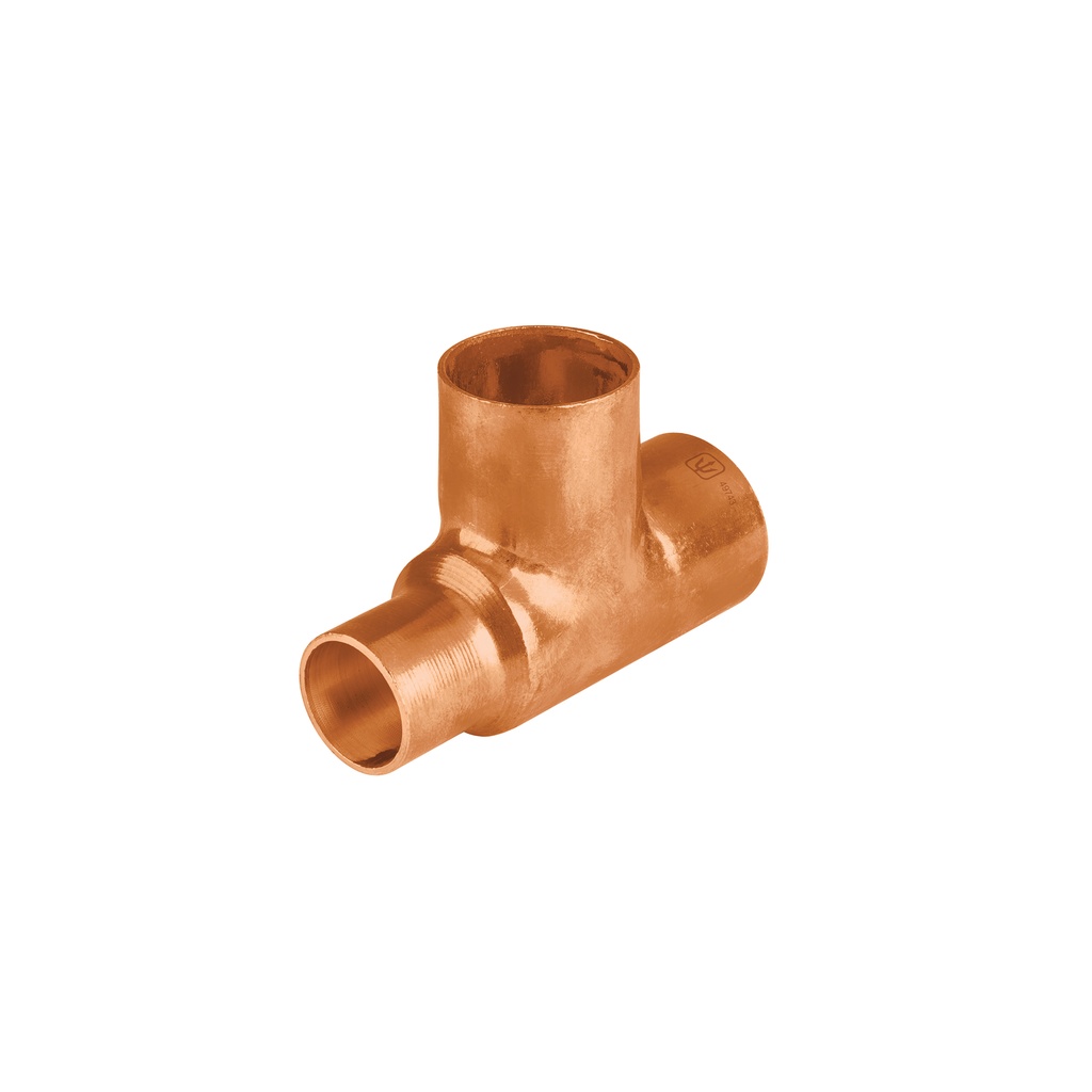 Tee reducida de cobre 3/4' x 1/2' x 3/4', Foset - Pag 712