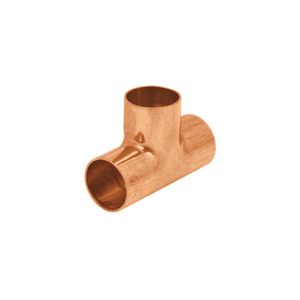 Tee sencilla de cobre 3/4', Foset - Pag 712
