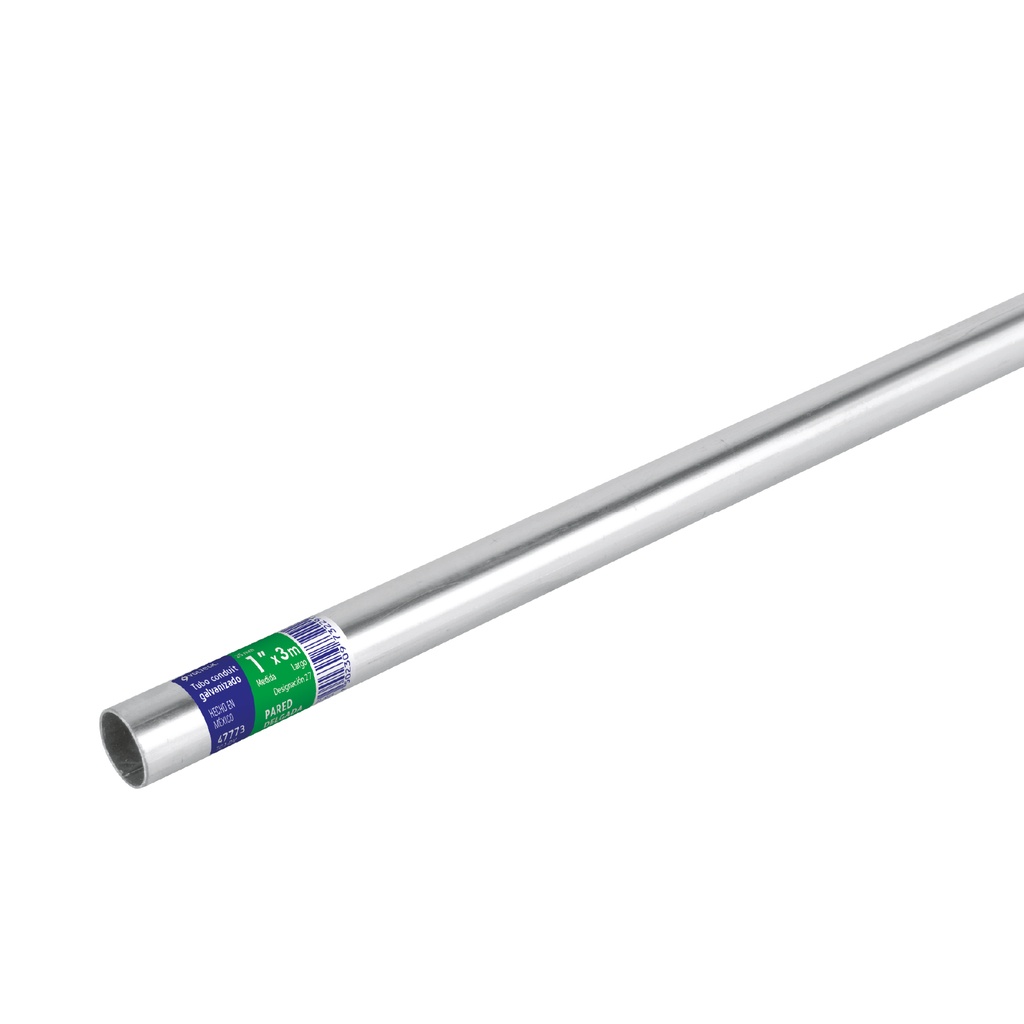 Tubo Conduit 1' galvanizado 3 m pared delgada, et. verde - Pag 577