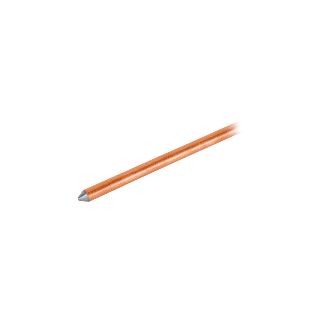 Varilla de 1.5 m, acero revestido de cobre, de 1/2' Volteck - Pag 574
