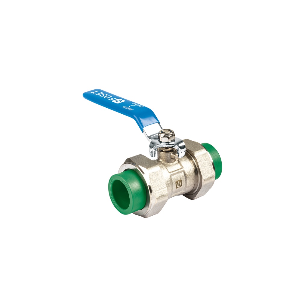 Válvula de esfera desmontable de PPR 3/4', Foset - Pag 704, 717