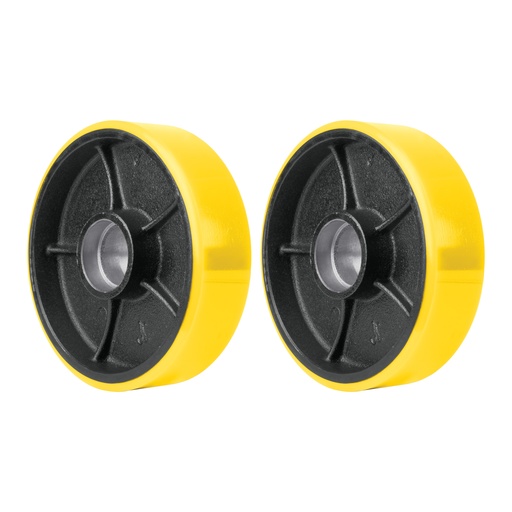 [T100255] 2 Ruedas para patín traspaleta de 2.5 ton PAT-2.5PU, Truper - Pag 217, 386