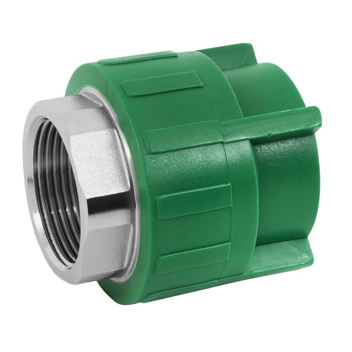 [T45453] Adaptador PPR 1-1/4' hembra con inserto metálico, Foset - Pag 703