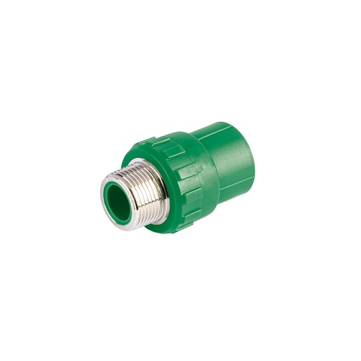 [T49880] Adaptador PPR 3/4' macho con inserto metálico, Foset - Pag 703