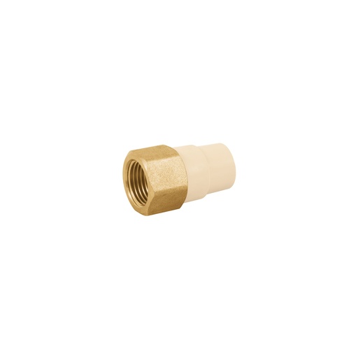 [T45107] Adaptador hembra de CPVC 1/2' con inserto metálico, Foset - Pag 700