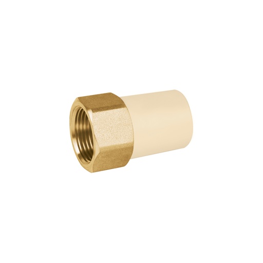 [T45108] Adaptador hembra de CPVC 3/4' con inserto metálico, Foset - Pag 700