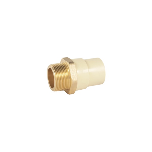 [T48959] Adaptador macho de CPVC 1-1/4' con inserto metálico, Foset - Pag 700