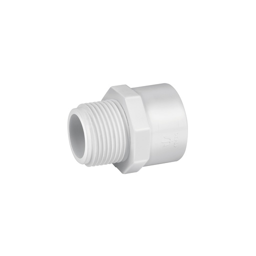 [T45430] Adaptador macho de PVC de 3/4', Foset - Pag 697