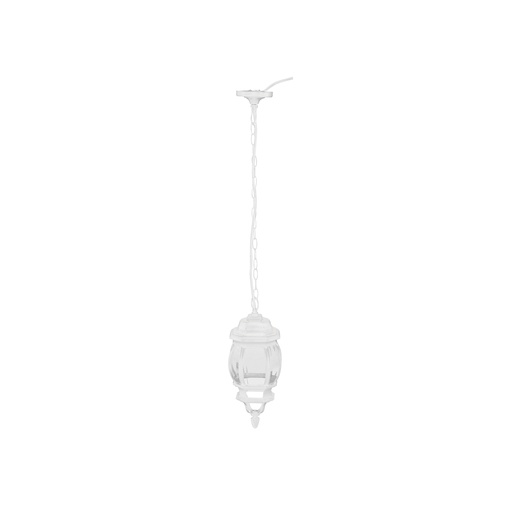 [T47296] Arbotante tradicional colgante blanco, lámpara no incluida - Pag 603