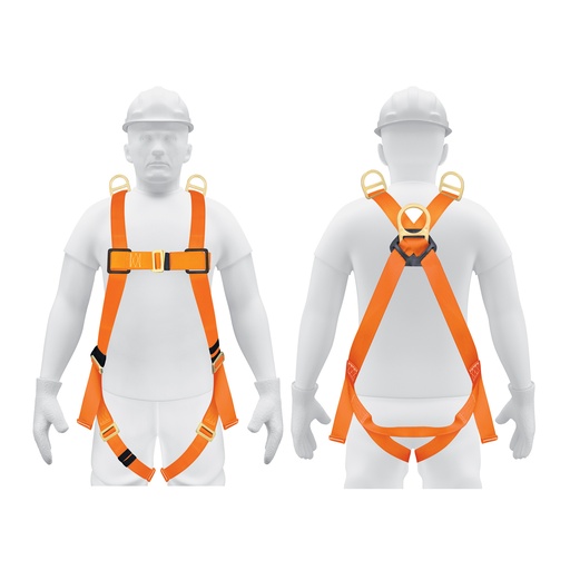 [T14433] Arnés de cuerpo completo con 3 anillos, ANSI, Truper - Pag 455