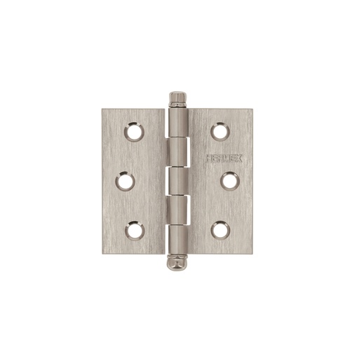 [T43221] Bisagra cuadrada 2-1/2' acero inoxidable, redonda, Hermex - Pag 766