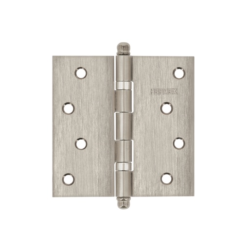 [T43224] Bisagra cuadrada 4' acero inoxidable, redonda, Hermex - Pag 766