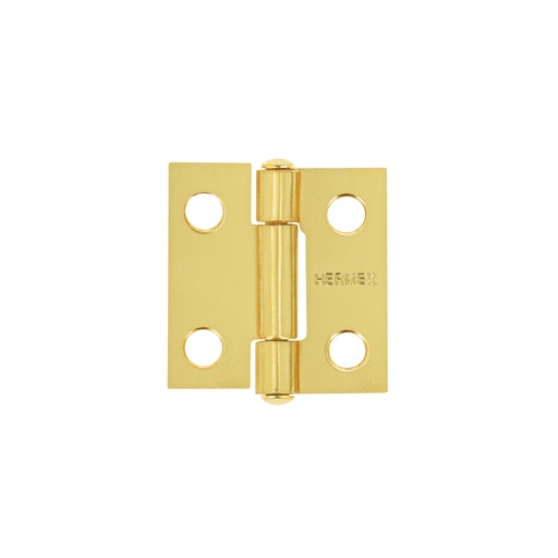 [T43192] Bisagra rectangular 1' acero latonado, Hermex - Pag 767