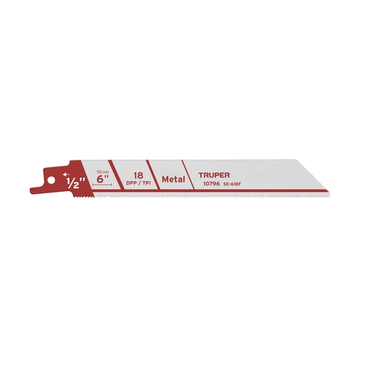 [T10796] Blíster con 2 seguetas sierra sable 6' 18 DPP para metal - Pag 433