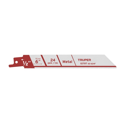 [T10797] Blíster con 2 seguetas sierra sable 6' 24 DPP para metal - Pag 433