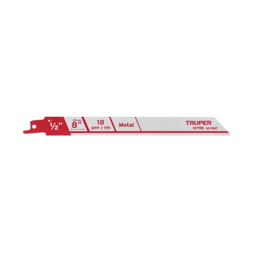 [T10798] Blíster con 2 seguetas sierra sable 8' 18 DPP para metal - Pag 433