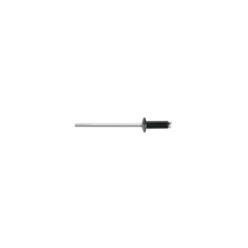 [T46561] Bolsa c/50 remaches 1/8'x1/4' negros de aluminio, ala 1/4' - Pag 751