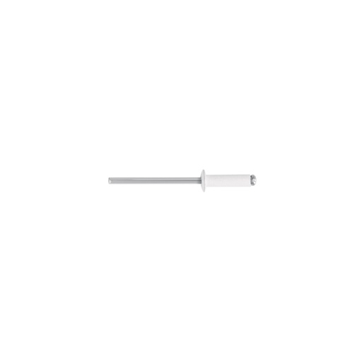 [T46573] Bolsa c/50 remaches 1/8'x3/8' blancos de aluminio, ala 1/4' - Pag 751