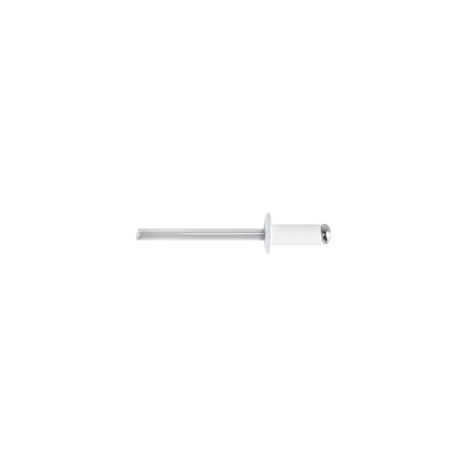 [T46579] Bolsa c/50 remaches 3/16'x3/8' blancos de aluminio, ala 3/8' - Pag 751