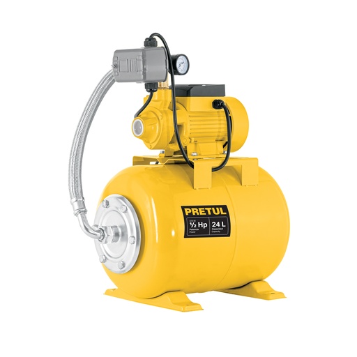 [T20183] Bomba hidroneumática 1/2 HP, 24 litros, Pretul - Pag 59