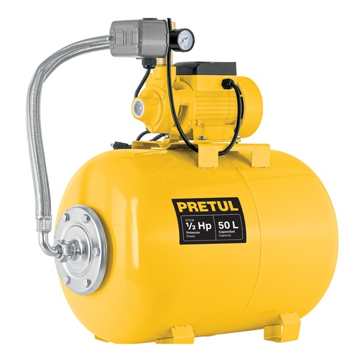 [T20184] Bomba hidroneumática 1/2 HP, 50 litros, Pretul - Pag 59