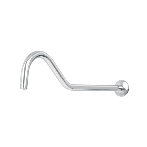 [T44508] Brazo de 50 cm y chapetón tipo gancho para regadera, Aero - Pag 645, 649, 655