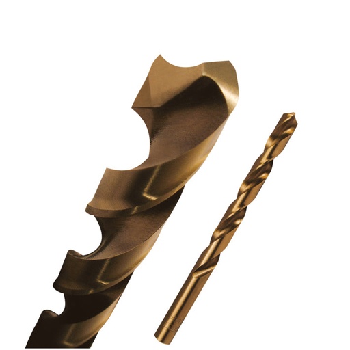 [A100375] Broca de alta velocidad de 1/8" dorada, en blister