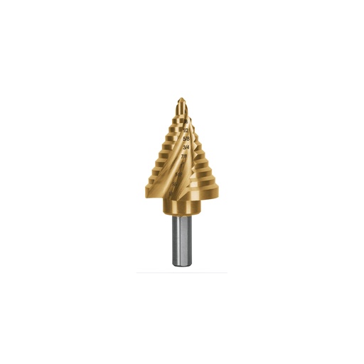 [T101556] Broca escalonada titanio 10 escalones 1/4' a 1-3/8', Expert - Pag 74