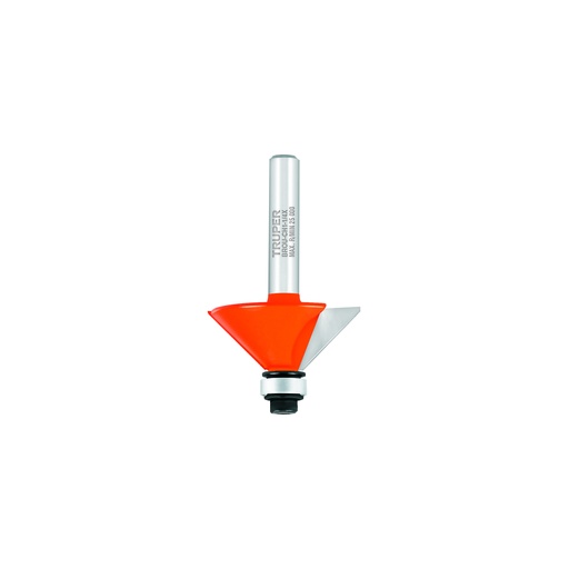[T11468] Broca para router, chaflán, 1-1/4' con balero, Truper - Pag 82