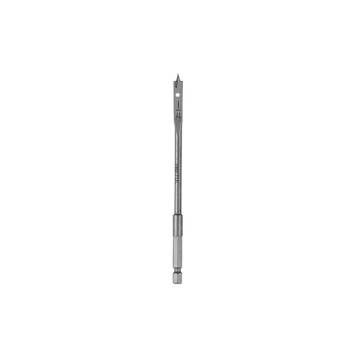 [T28096] Broca plana de manita 1/4' para madera, Pretul