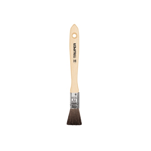 [T12465] Brocha pelo de camello de 1/2' con mango de madera, Truper - Pag 389