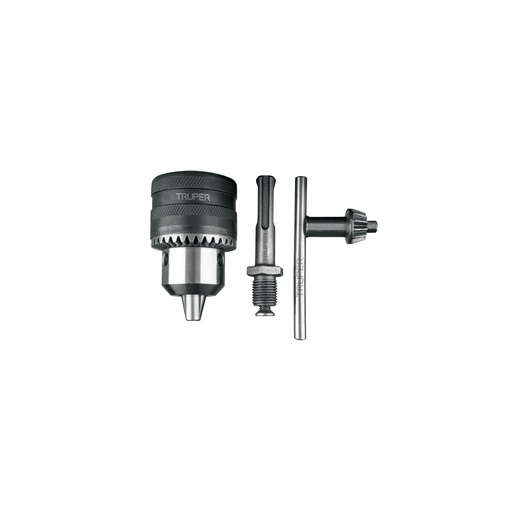 [T102475] Broquero con llave, 1/2' con adaptador SDS Plus, Truper - Pag 317, 323