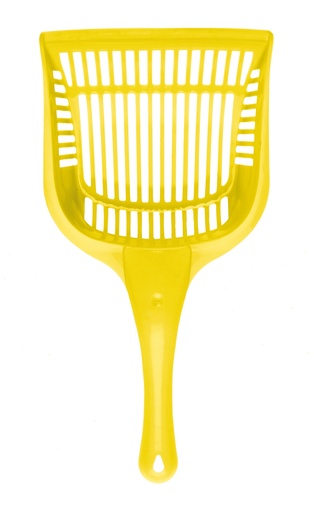 [A672404] CUCHARA PARA ARENERO L, AMARILLO
