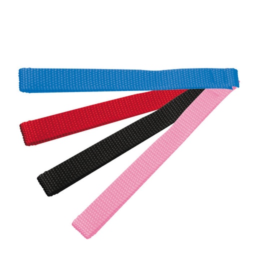 [A113503] Cadena para perro cromada 2 mm x 1.20 m color azul