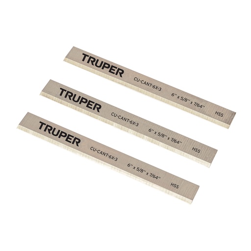 [T102160] Caja con 3 cuchillas para canteadora CANT-6X, Truper - Pag 304
