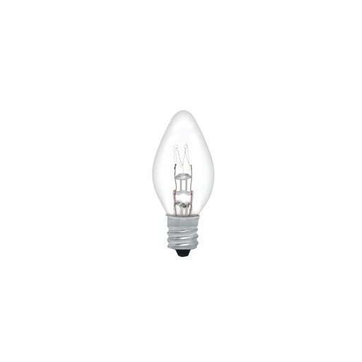 [T46823] Caja con 50 focos incandescentes transparentes base E12 7.5W - Pag 590