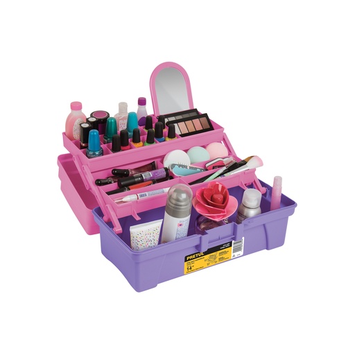 [T25052] Caja cosmetiquera 14', rosa/morado, Pretul - Pag 87