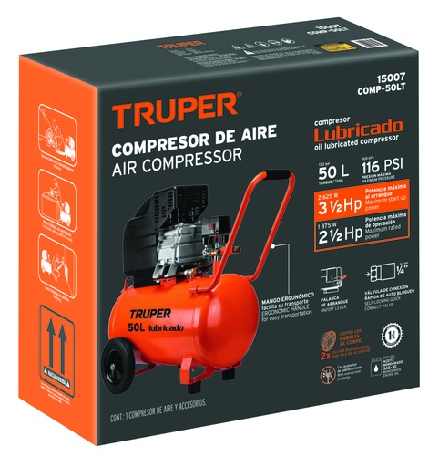 [T101937] Caja de empaque de repuesto para COMP-50LT, Truper - Pag 121