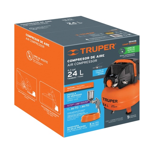 [T102610] Caja de empaque de repuesto para COMP-KIT24S, Truper - Pag 121