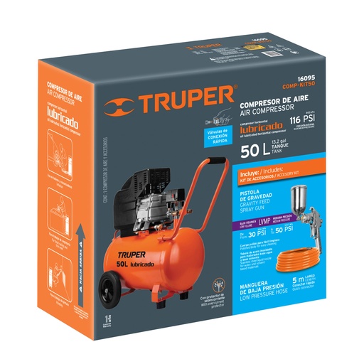 [T101938] Caja de empaque de repuesto para COMP-KIT50, Truper - Pag 121