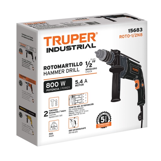 [T102507] Caja de empaque de repuesto para ROTO-1/2N8, Truper - Pag 315