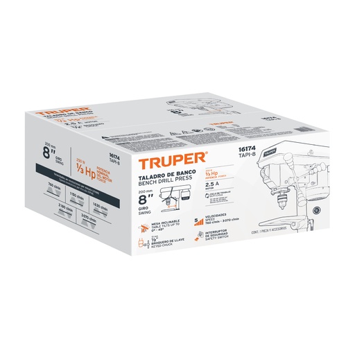 [T101833] Caja de empaque de repuesto para TAPI-8, Truper - Pag 306