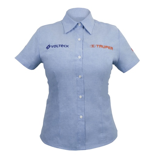 [T61108] Camisa azul para dama, manga corta talla G, Truper - Pag 502